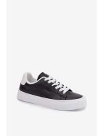 Dámské tenisky z eko kůže Big Star TT274927 HI-POLY SYSTEM Černé