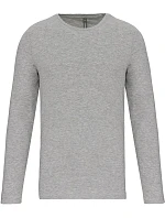 Kariban K 3016 Elastické tričko s dlouhým rukávem 20.3016 light grey heather Kariban K 3016 Elastické tričko s dlouhým rukávem 20.3016 light grey heather