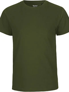 Neutral O 30001 Dětské tričko z bio bavlny 77.3001 military