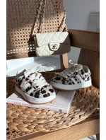 Sportovní tenisky Dětské Leoparda Béžové Amelle