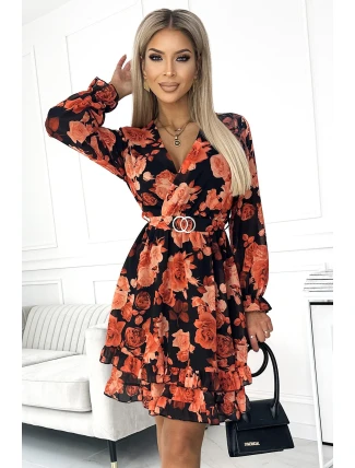 Dámské šaty 413-1 ROSETTA - NUMOCO Dámské šaty 413-1 ROSETTA - NUMOCO