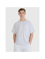 Oversize hladké unisex tričko 4F 4FWSS25TTSHU1972-27M