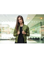 Build your Brand BY 044 Dámská bomber bunda 56.0044 dark olive Build your Brand BY 044 Dámská bomber bunda 56.0044 dark olive
