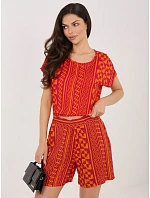 Šortky D73771M62489KD oranžová