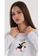 Dámské pyžamo dlouhé Tučňák na ledě