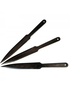 Sportovní vrhací nože KAL22 LIDER 3ks černé