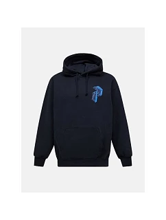 Pánská mikina PEAK PERFORMANCE M Terry Graphic Hood, černá