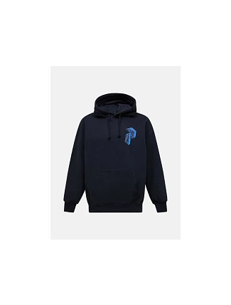 Pánská mikina PEAK PERFORMANCE M Terry Graphic Hood, černá Pánská mikina PEAK PERFORMANCE M Terry Graphic Hood, černá