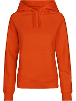 Neutral O 83101 Dámská mikina s kapucí z bio bavlny 77.8311 orange
