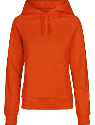 Neutral O 83101 Dámská mikina s kapucí z bio bavlny 77.8311 orange