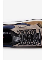 Pánské tenisky Big Star NN174320 s paměťovou pěnou Beige-modré