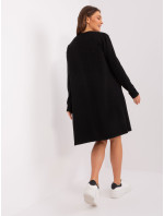 Černý dámský kardigan s bavlnou