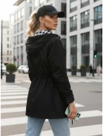 Dámská bunda parka s kapucí černá FashionStreet TY5570