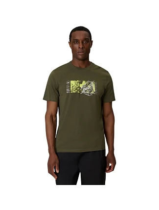 Pánské tričko 4F M2823 khaki 4FWSS26TTSHM2823 43S