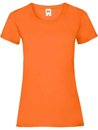 Fruit of the Loom Lady-Fit Valueweight T Dámské tričko 16.1372 orange