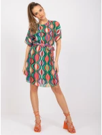 Dámské šaty-DHJ-SK-9651.51-zelené Dámské šaty-DHJ-SK-9651.51-zelené