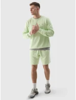 Pánská tepláková mikina bez zapínání a bez kapuce 4F - zelená