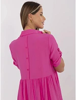 Dámské šaty MI SK A2275.09 fuchsiové - FPrice Dámské šaty MI SK A2275.09 fuchsiové - FPrice