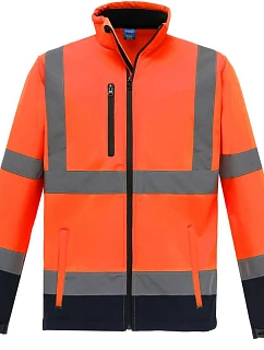 Yoko HVK 09 Hi-Vis softshellová bunda 79.VK09 hi vis orange/navy