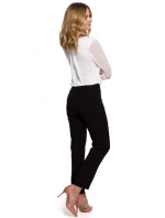 K055 Kalhoty s úzkými nohavicemi - černé K055 Kalhoty s úzkými nohavicemi - černé