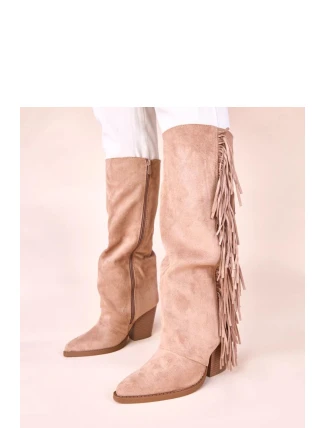 Kozačky na podpatku  model 221045 Solea