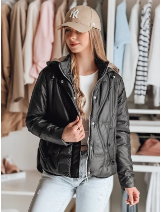 Dámská přechodná prošívaná bunda MARISSIA černá FashionStreet TY4853