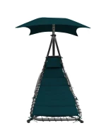 HOUPACÍ KŘESLO SE SLUNEČNÍKEM LISBON TYRKYSOVÁ