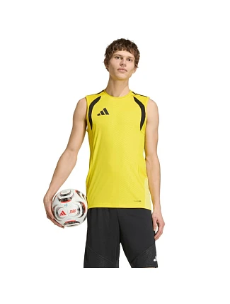 Pánské tričko adidas Tiro 26 Competition Sleeveless Jersey, žluté, KA7615 Pánské tričko adidas Tiro 26 Competition Sleeveless Jersey, žluté, KA7615