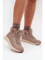 Dámské Boty S Kožešinou Big Star MM274487 Šedé