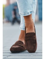 Loafersy Mokasyny Damské Ploché Tmavě hnědé Soreline Loafersy Mokasyny Damské Ploché Tmavě hnědé Soreline