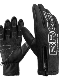 Zimní softshellové cyklistické rukavice Rockbros M
