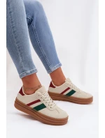 Dámské tenisky na platformě Béžové Janivelle Dámské tenisky na platformě Béžové Janivelle