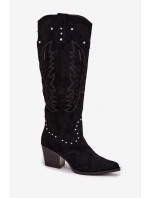 Kozačky na podpatku model 219859 Step in style Kozačky na podpatku model 219859 Step in style