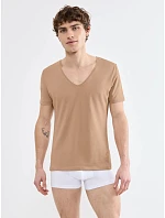 SLG Base V Neck Shirt - Smoked Sand - SLOGGI Smoked Sand - SLOGGI SLG Base V Neck Shirt - Smoked Sand - SLOGGI Smoked Sand - SLOGGI
