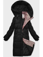 Černá dámská zimní bunda s kapucí Glakate (LU-238001#) Černá dámská zimní bunda s kapucí Glakate (LU-238001#)