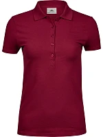 Tee Jays TJ 145 Dámské luxusní těžké strečové piqué polo 18.0145 deep red