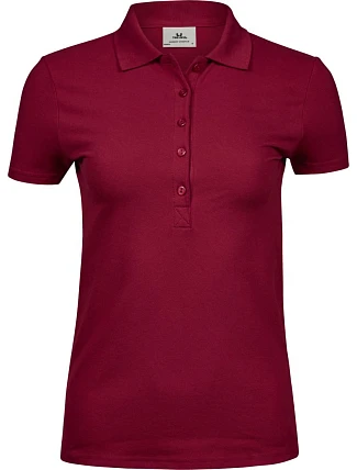 Tee Jays TJ 145 Dámské luxusní těžké strečové piqué polo 18.0145 deep red