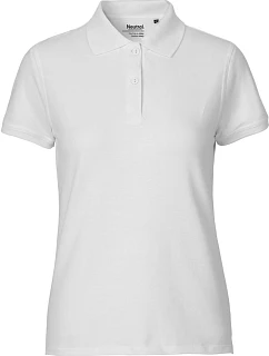 Neutral O 22980 Dámské piqué polo z bio bavlny 77.2280 white