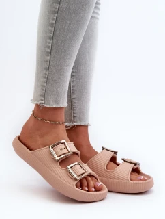 Lehké Dámské Žabky ZAXY LL285087 Beige