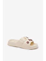 Pěnové Pantofle S Připínáky Ecru Redienna