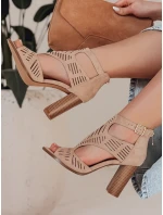 Dámské sandály ELENORA khaki FashionStreet ZY0807
