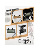 Rockbros multifunkční brašna na kolo 2v1 2l bílá