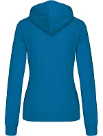 Kariban K 465 Dámská mikina s kontrastní kapucí 20.K465 tropical blue/white