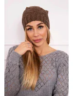 Fleecová čepice Justyna K253 cappuccino Fleecová čepice Justyna K253 cappuccino