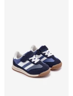 Dětské tenisky Sportovní boty na suchý zip tmavě modré Viona