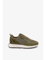 Pánské tenisky na platformě Big Star HI-POLY SYSTEM – khaki