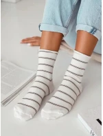 Dámské ponožky 0200-162 pruhované - Milena Dámské ponožky 0200-162 pruhované - Milena