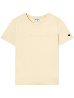 Dámské tričko Champion Short Sleeve, žluté, 119125 YS175