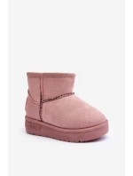 Dívčí Sněhové Teple Boty S Kožešinou S Ušima Růžový Betty Dívčí Sněhové Teple Boty S Kožešinou S Ušima Růžový Betty