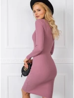 RV SK šaty R5133.07P tmavě růžová